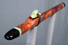 Redwood Burl Native American Flute, Minor, Mid B-4, #K44K (1)